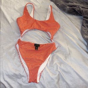 One piece bathing suit